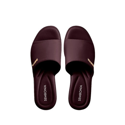 Women Recycled Materials of Synthetic Leather Wedges