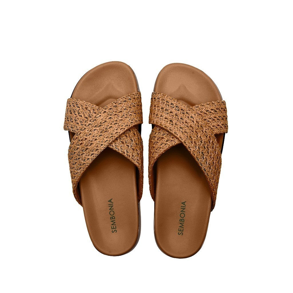Women Recycled Materials of Synthetic Leather Flats