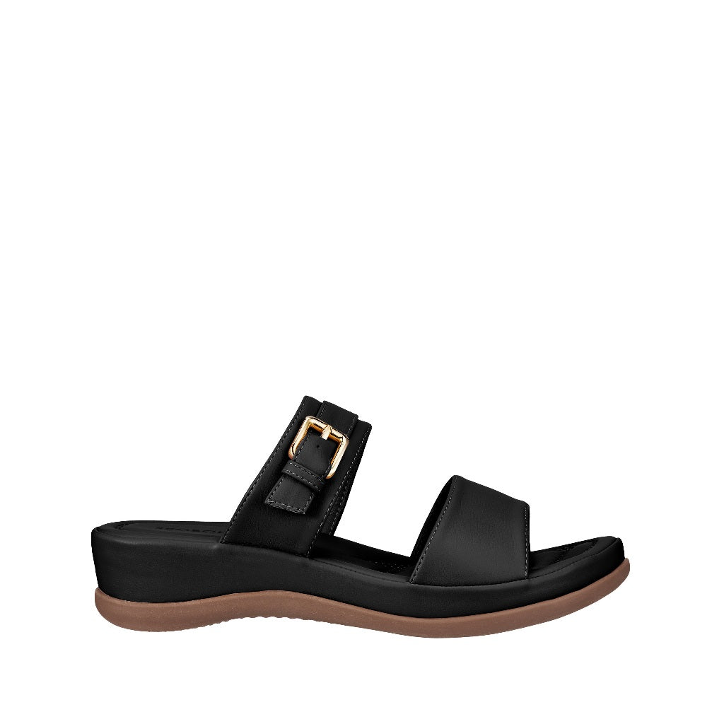 Women Recycled Materials of Synthetic Leather Wedges