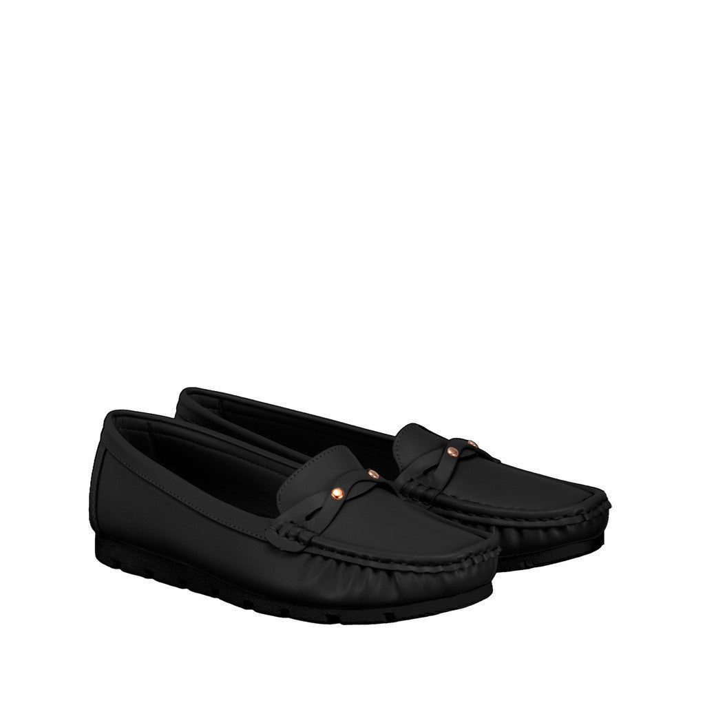 Women Recycled Materials of Synthetic Leather Loafer