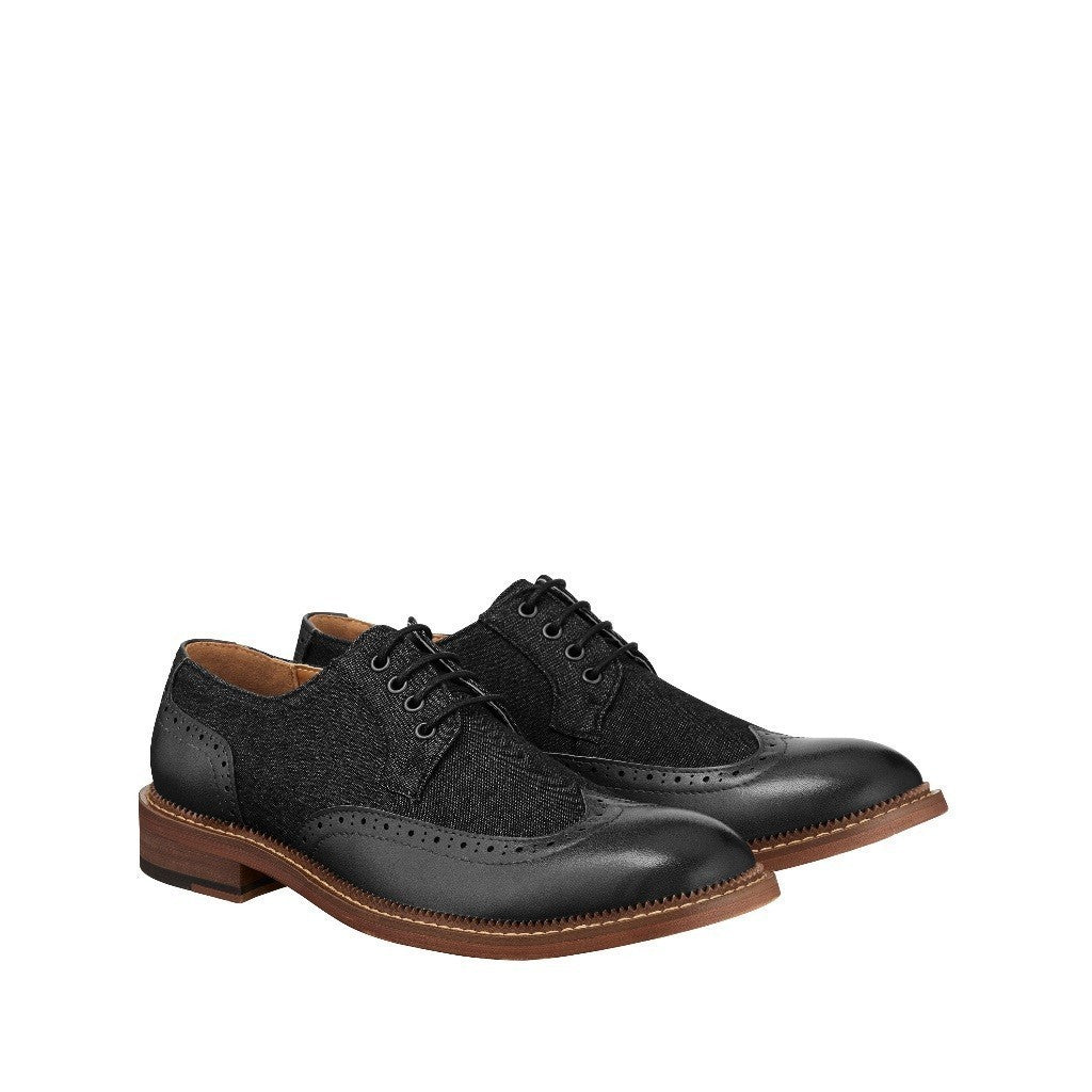 Men Recycled Materials of Synthetic Leather Broque