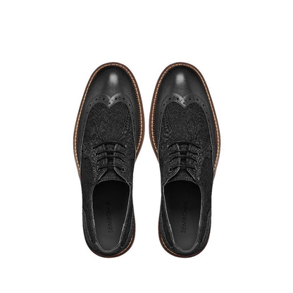Men Recycled Materials of Synthetic Leather Broque
