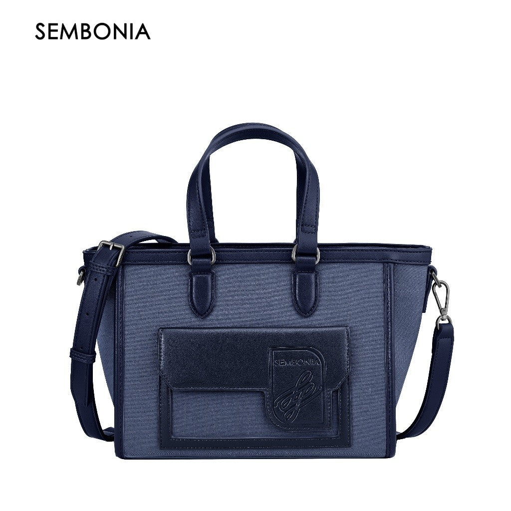 Ecoluxe Front-Pocket Satchel Bag