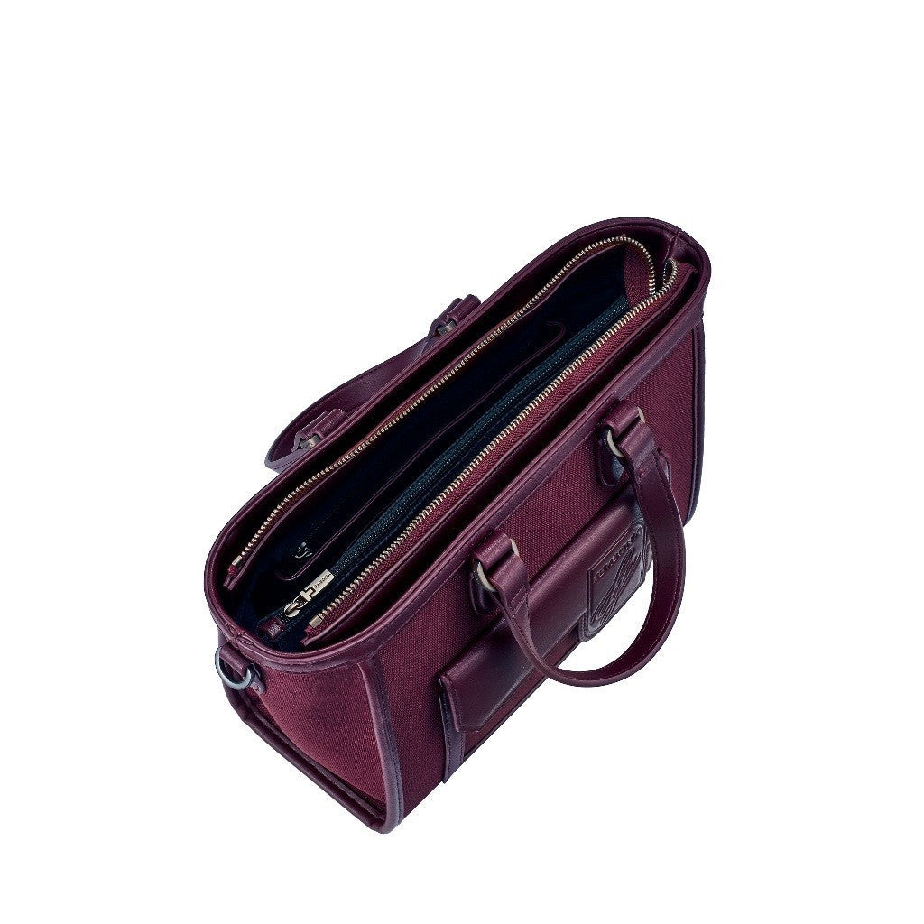 Ecoluxe Front-Pocket Satchel Bag