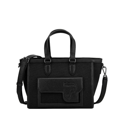 Ecoluxe Front-Pocket Satchel Bag