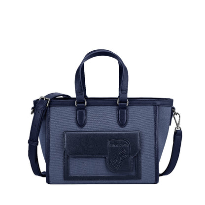 Ecoluxe Front-Pocket Satchel Bag
