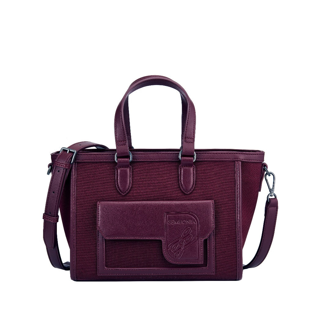 Ecoluxe Front-Pocket Satchel Bag