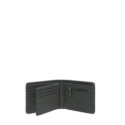 Nylon Centre Flap Card Bi-Fold Wallet