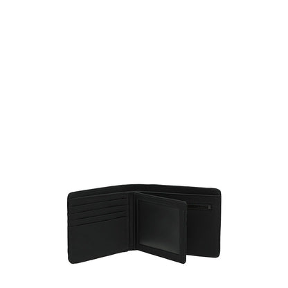 Nylon Centre Flap Card Bi-Fold Wallet
