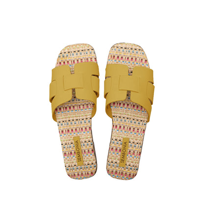Women Recycled Materials of Synthetic Leather Flats