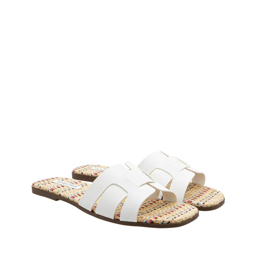 Women Recycled Materials of Synthetic Leather Flats