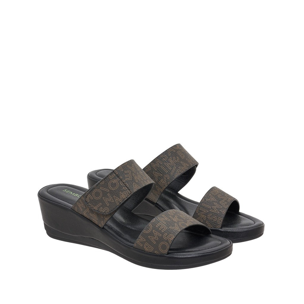 Women Monogram Wedges