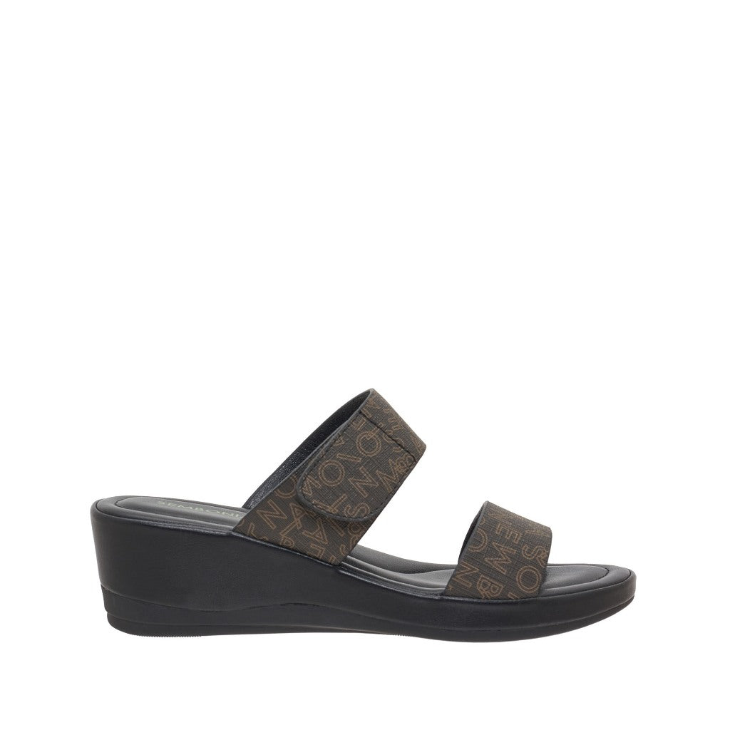 Women Monogram Wedges