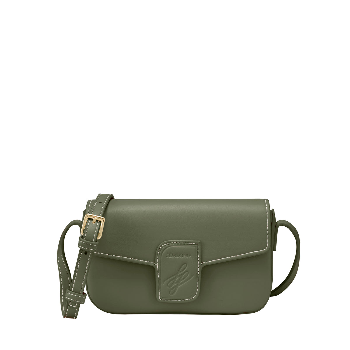 Dorothy Classic White Stitch Crossbody Bag