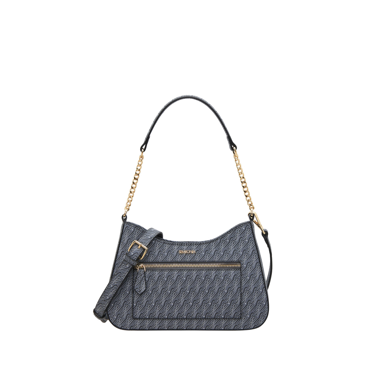 Monogram Trapeze Crossbody Bag (Medium)