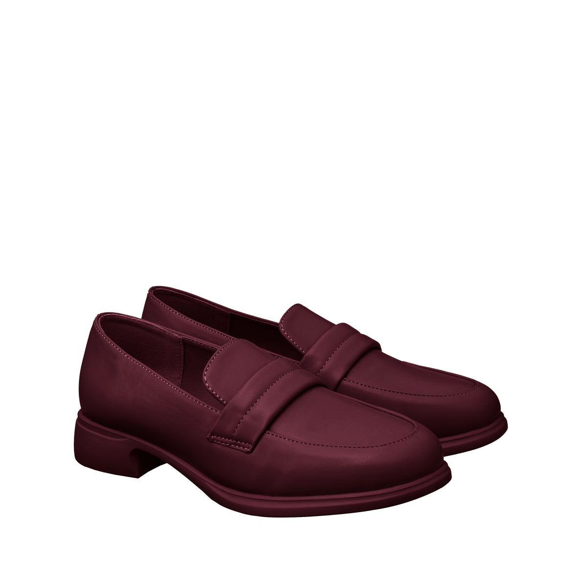 Women Recycled Materials of Synthetic Leather Loafer