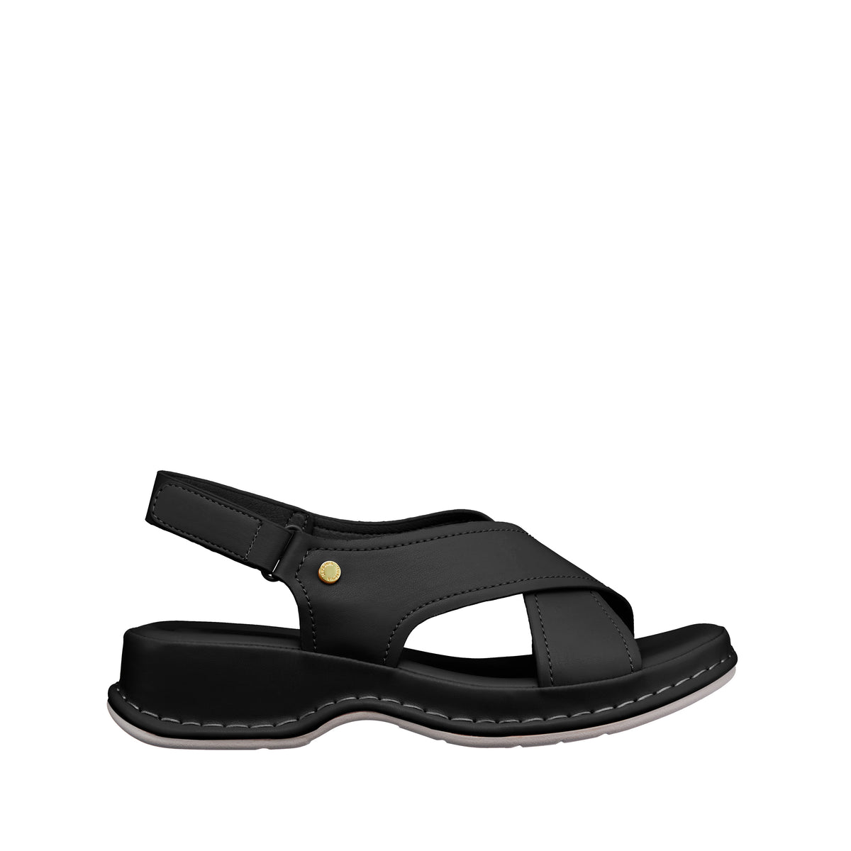 Women Recycled Materials of Synthetic Leather Wedges