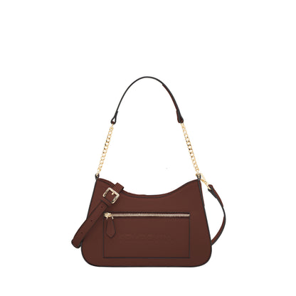 Debossed Trapeze Crossbody Bag (Medium)