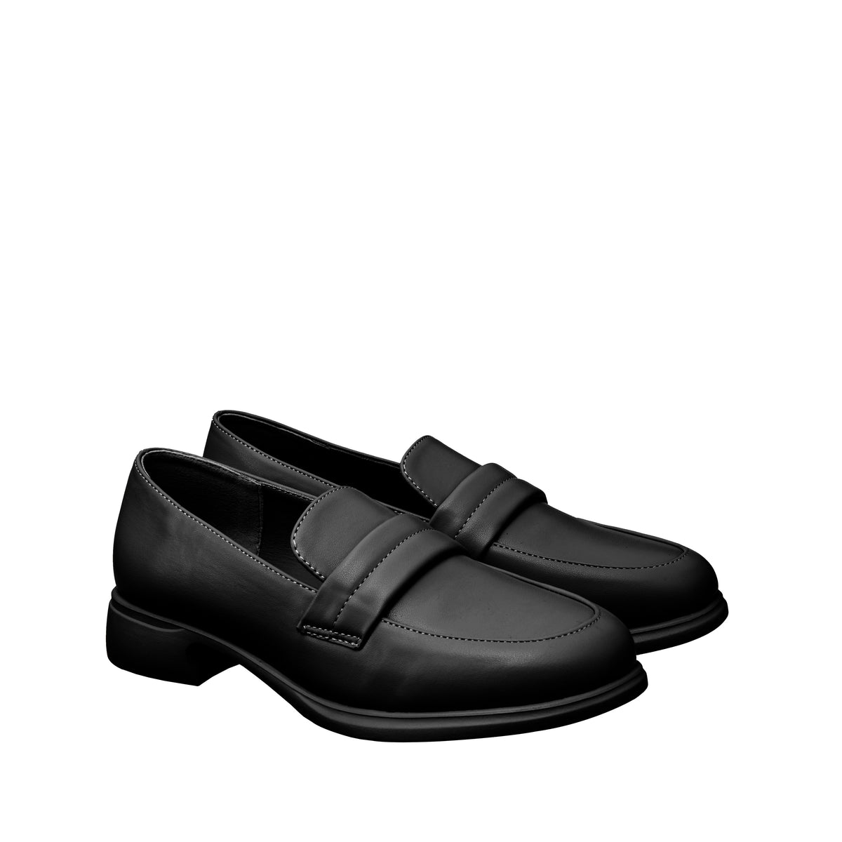 Women Recycled Materials of Synthetic Leather Loafer