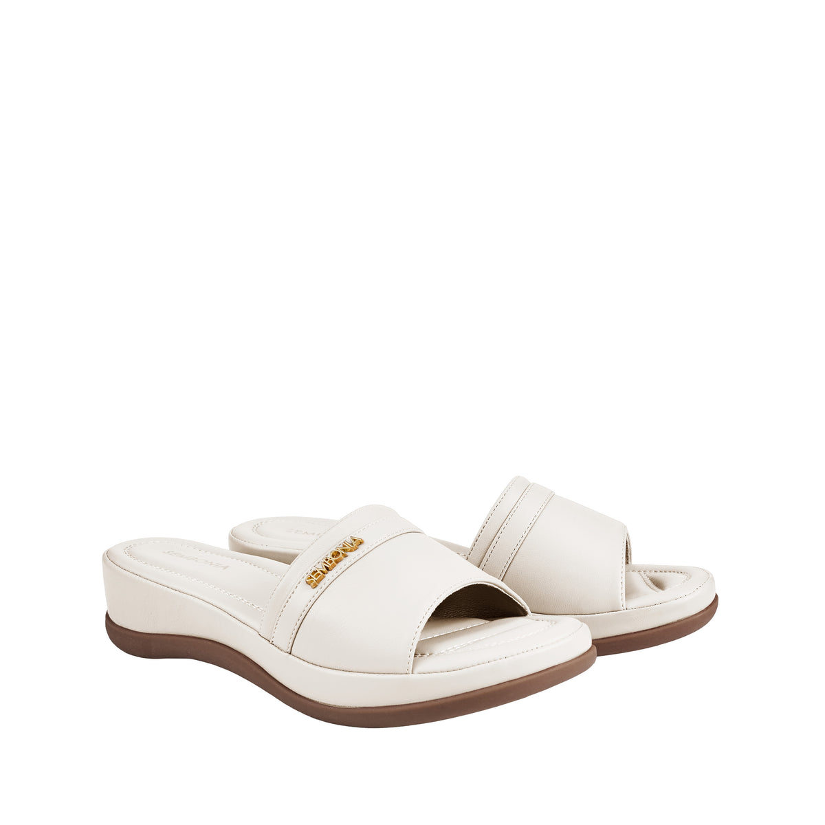 Women Recycled Materials of Synthetic Leather Wedges