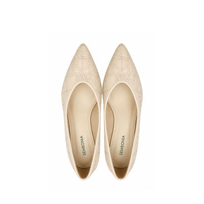 Women Synthetic Leather Court