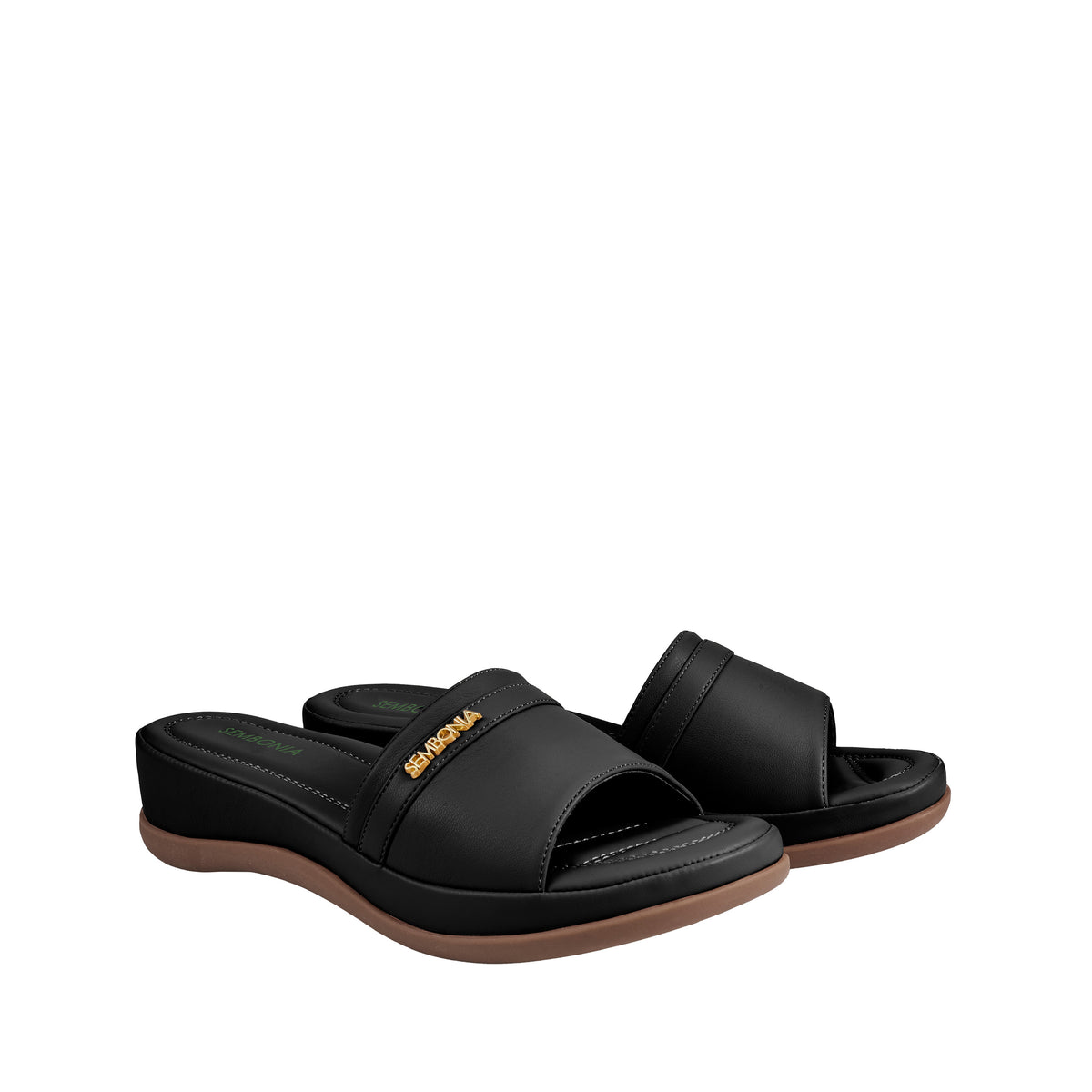 Women Recycled Materials of Synthetic Leather Wedges