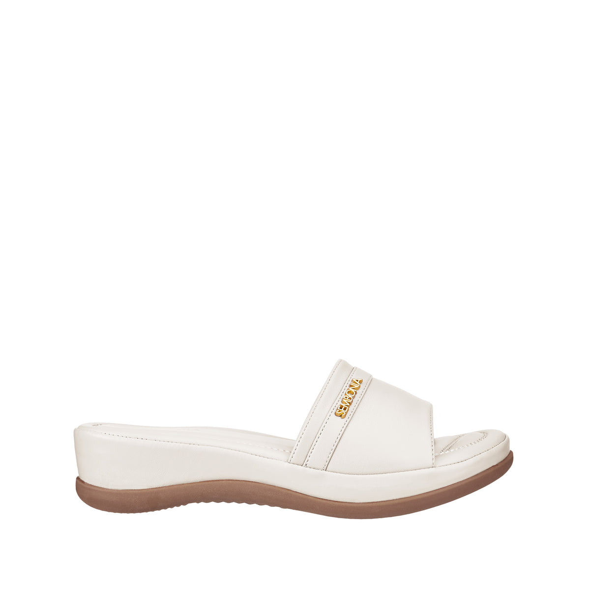 Women Recycled Materials of Synthetic Leather Wedges
