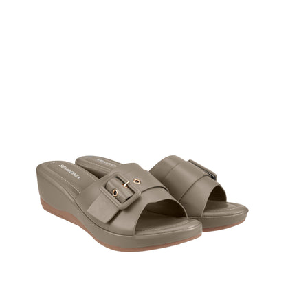 Women Materials of Synthetic Leather Wedges
