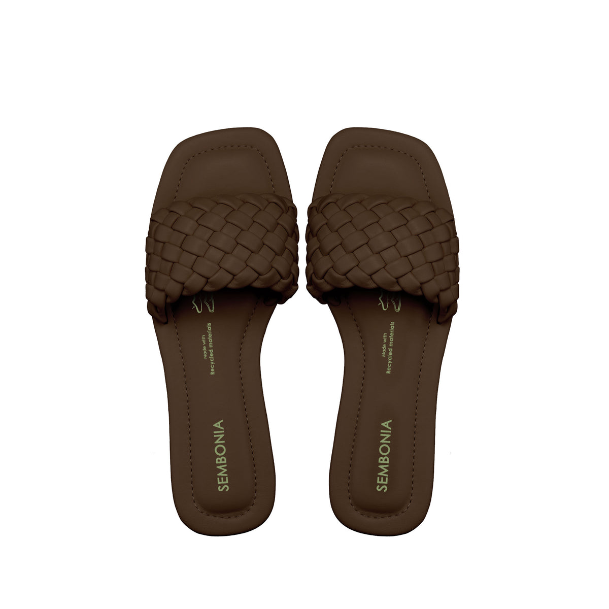 Women Recycled Materials of Synthetic Leather Flats
