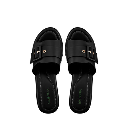 Women Materials of Synthetic Leather Wedges