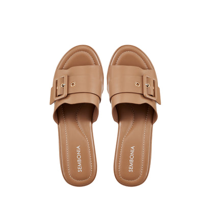 Women Materials of Synthetic Leather Wedges